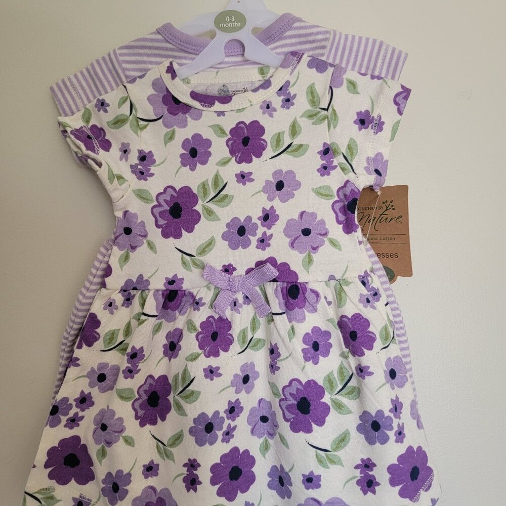 Touched by Nature Organic Cotton dress for infants